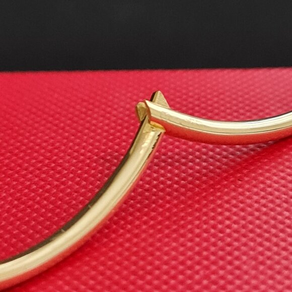18k gold bangle - Nail cuff bangle - Pics part 2 - Picture 5 of 16